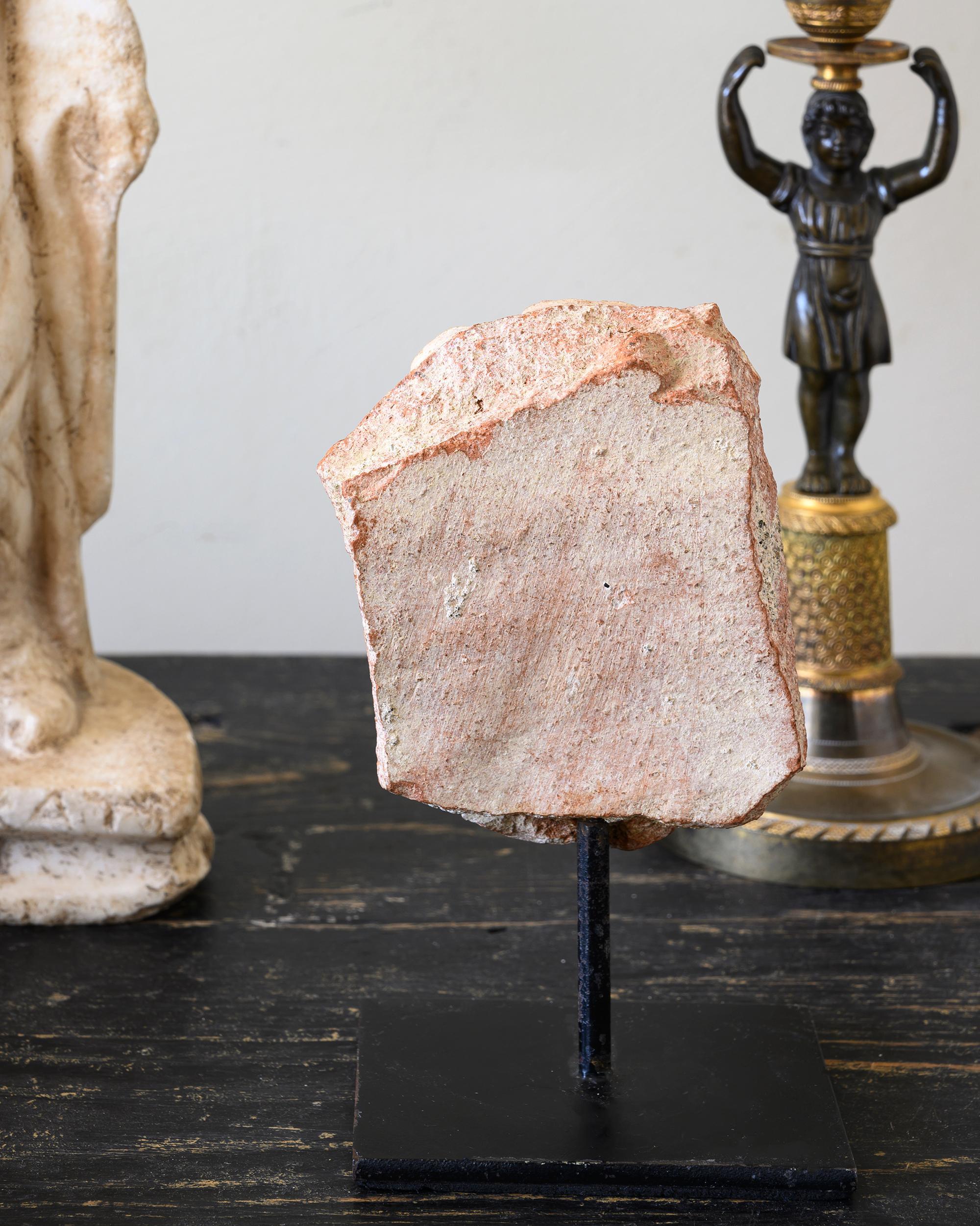 Italian Early 18th Century Terracotta Fragment In Good Condition For Sale In Bozeman, MT