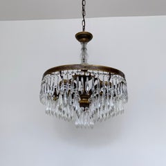 Italian Early 1900s Continental Waterfall Chandelier