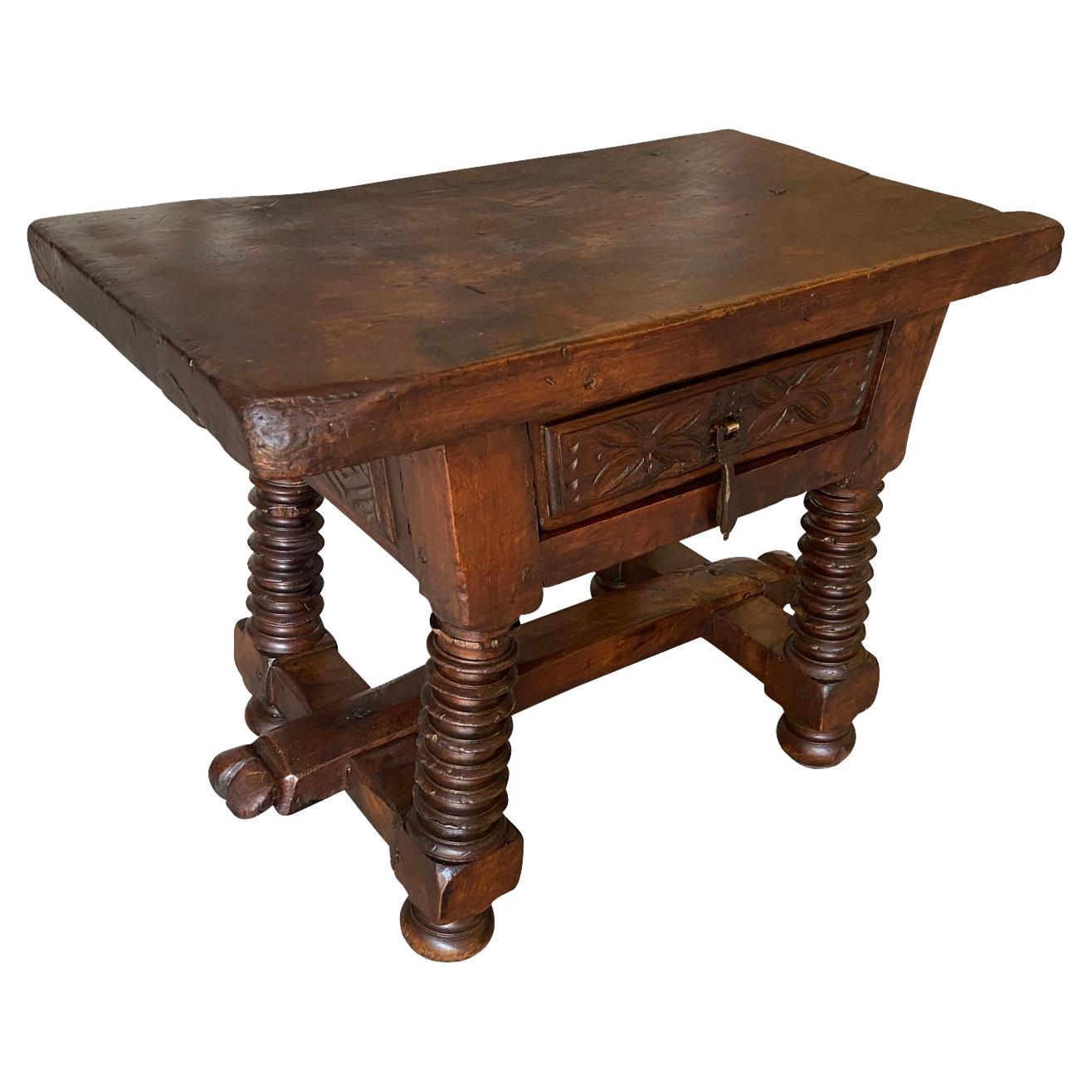 Italian Early 19th Century Arte Populaire Side Table