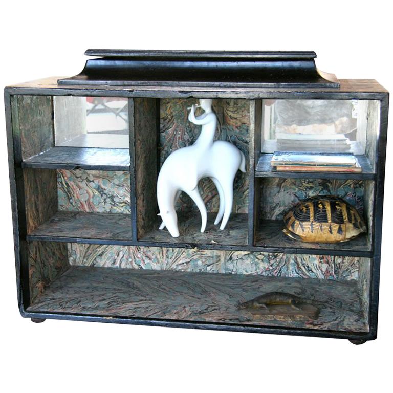 Italian Early 19th Century Curio Cabinet For Sale