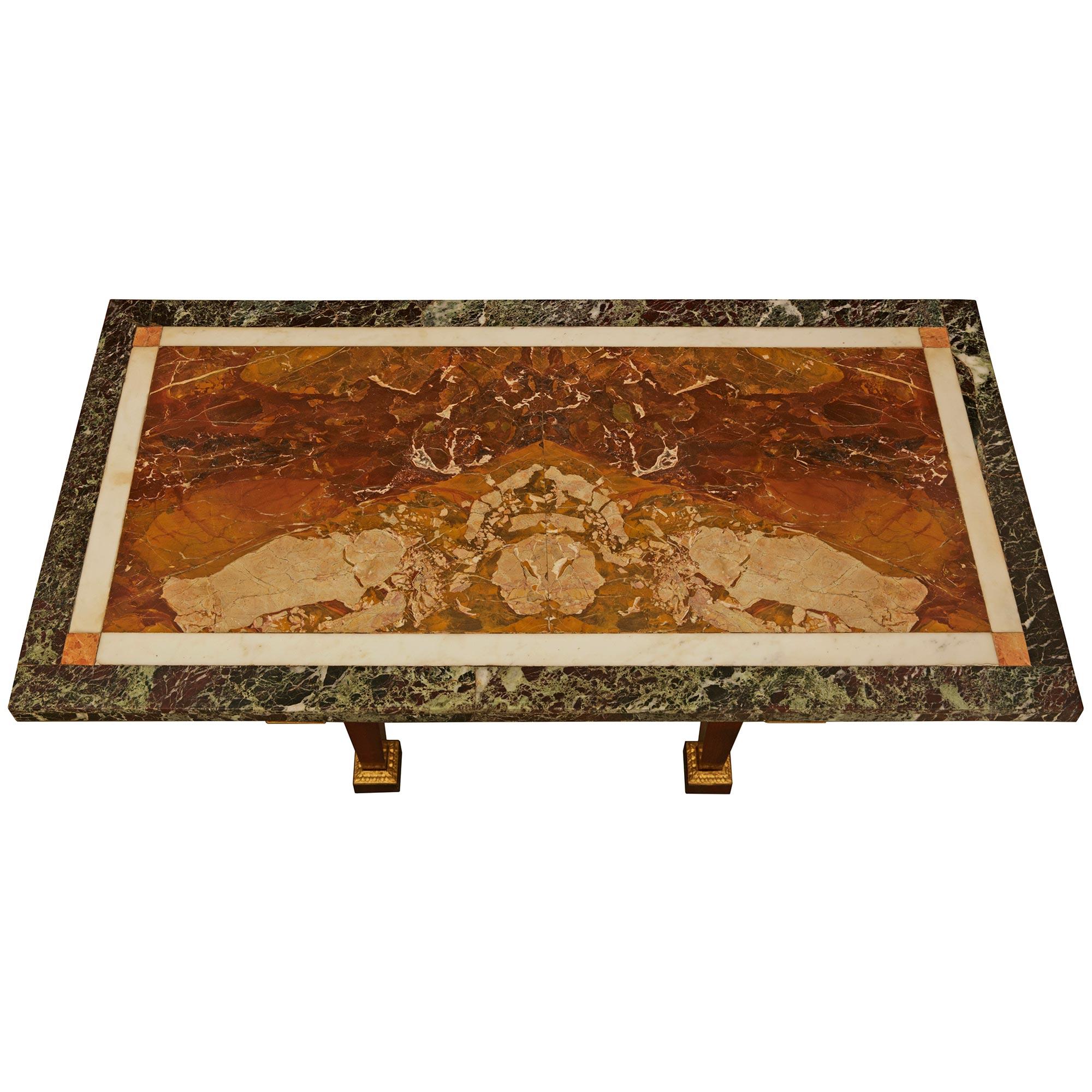 Italienische Empire Konsole und Spiegel aus Mahagoni und Giltwood aus dem frühen 19. im Angebot 7