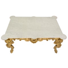 Italian Early 19th Century Louis XV St. Giltwood Center Table
