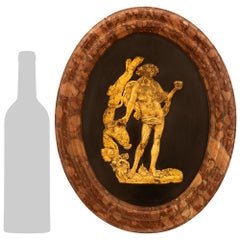 Italian early 19th century Neo-Classical st. marble and Ormolu plaque