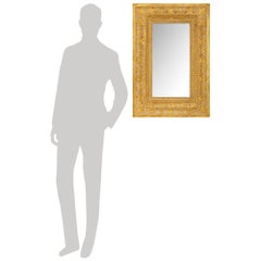 Italian early 19th century Neo-Classical st. patinated and Giltwood mirror