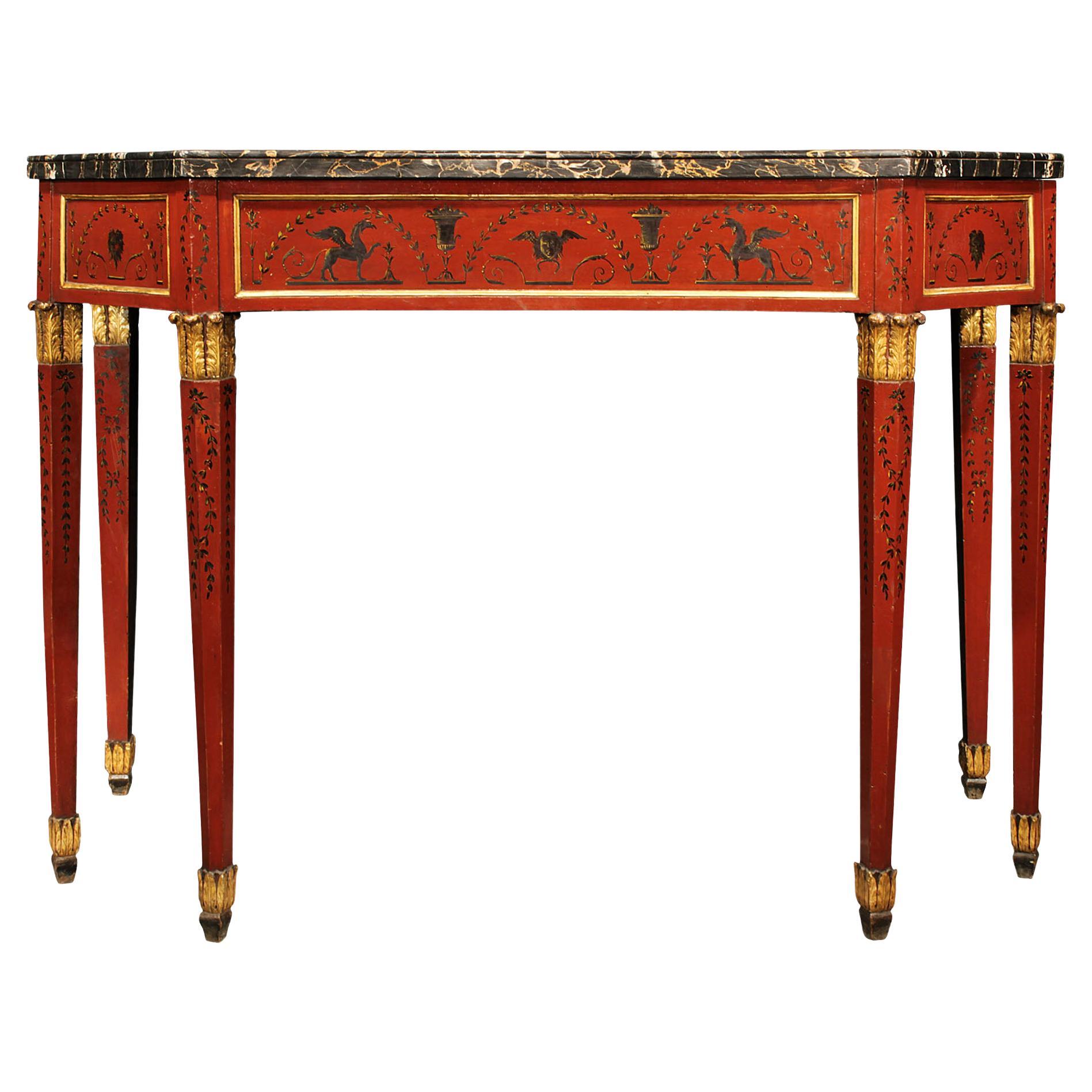 Italian Early 19th Century Neoclassical Style Console
