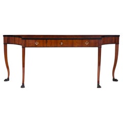 Antique Italian Early 19th Century Neoclassical Style Mahogany and Fruitwood Console