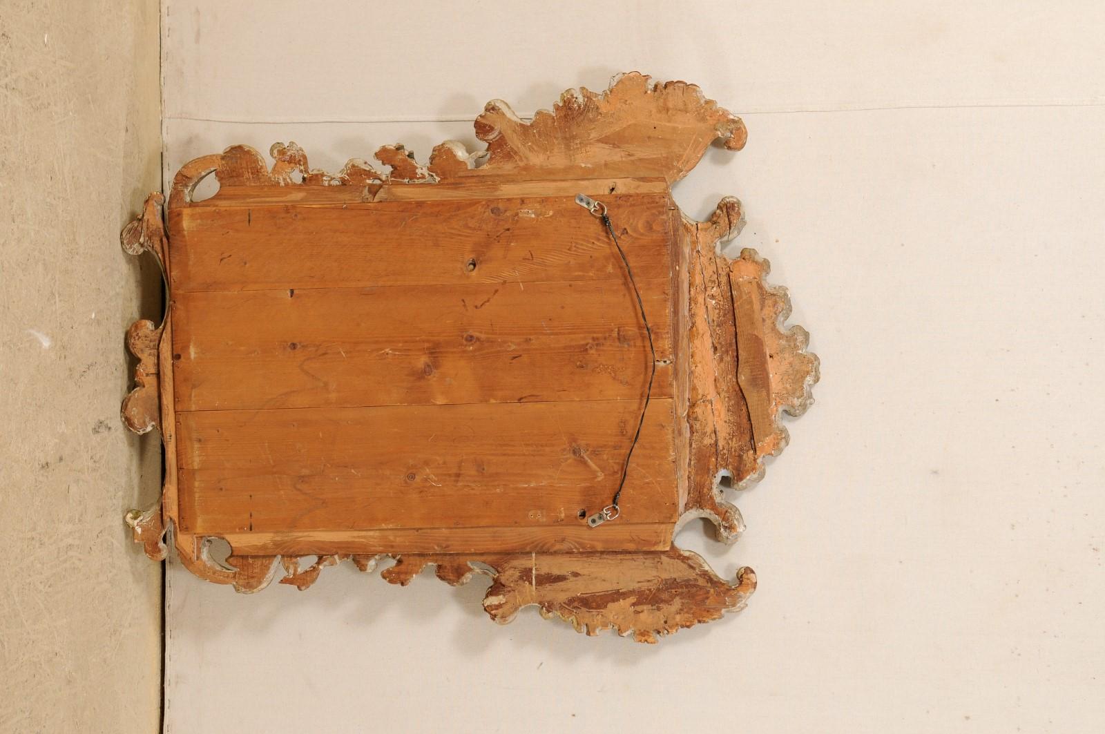 Italian Early 19th Century Rococo Style Mirror with It's Original Finish 8
