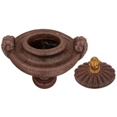 Italian Early 19th Century Solid Porphyry and Ormolu Urn, circa 1810
