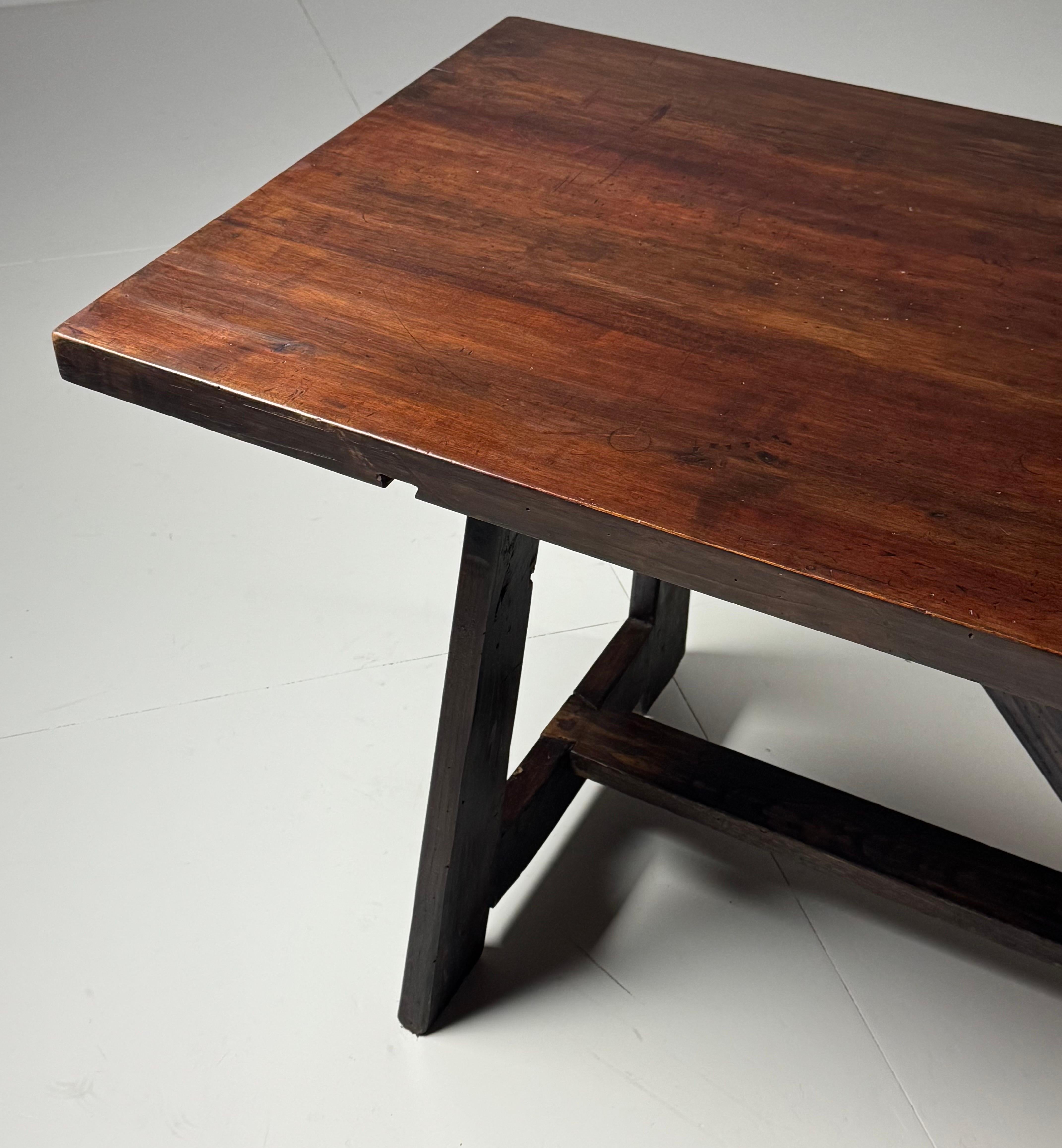 Italian early 20th century dining table en venta 6