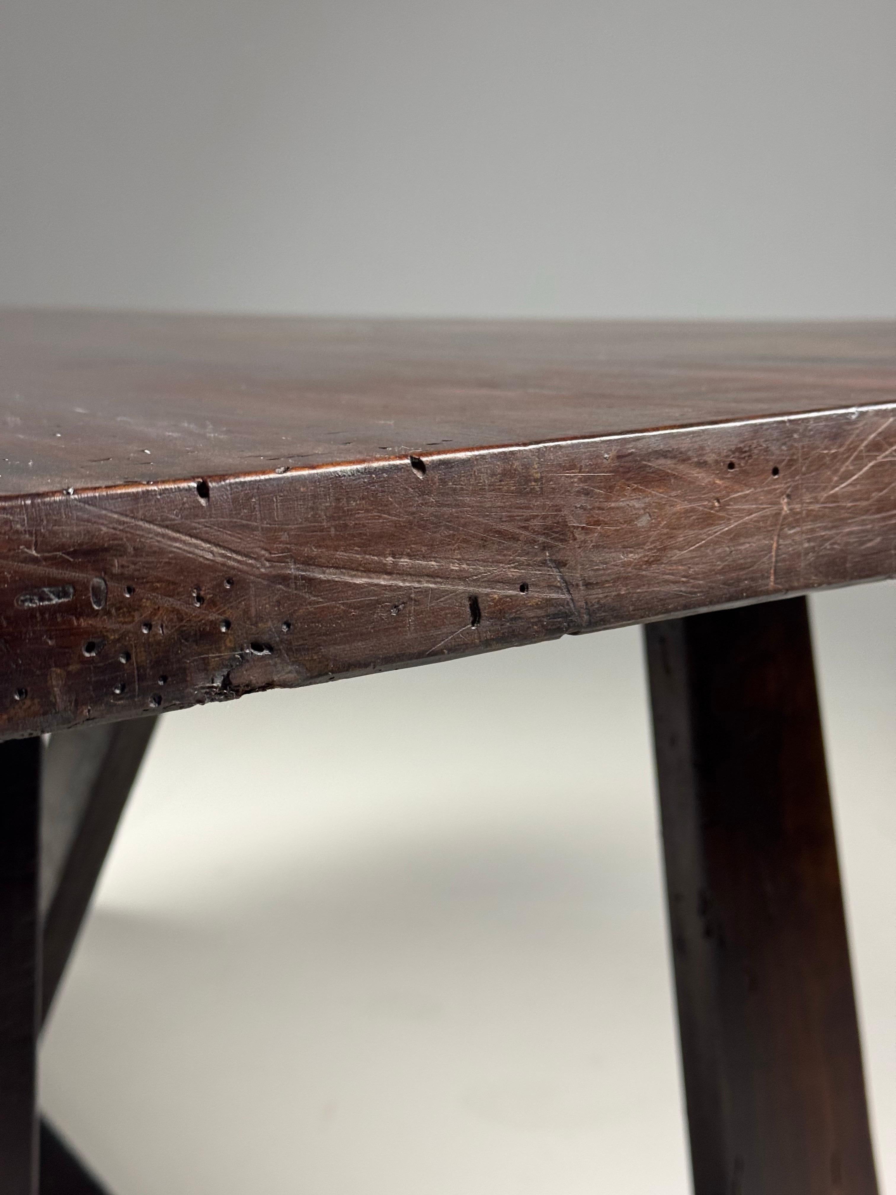 Italian early 20th century dining table en venta 12