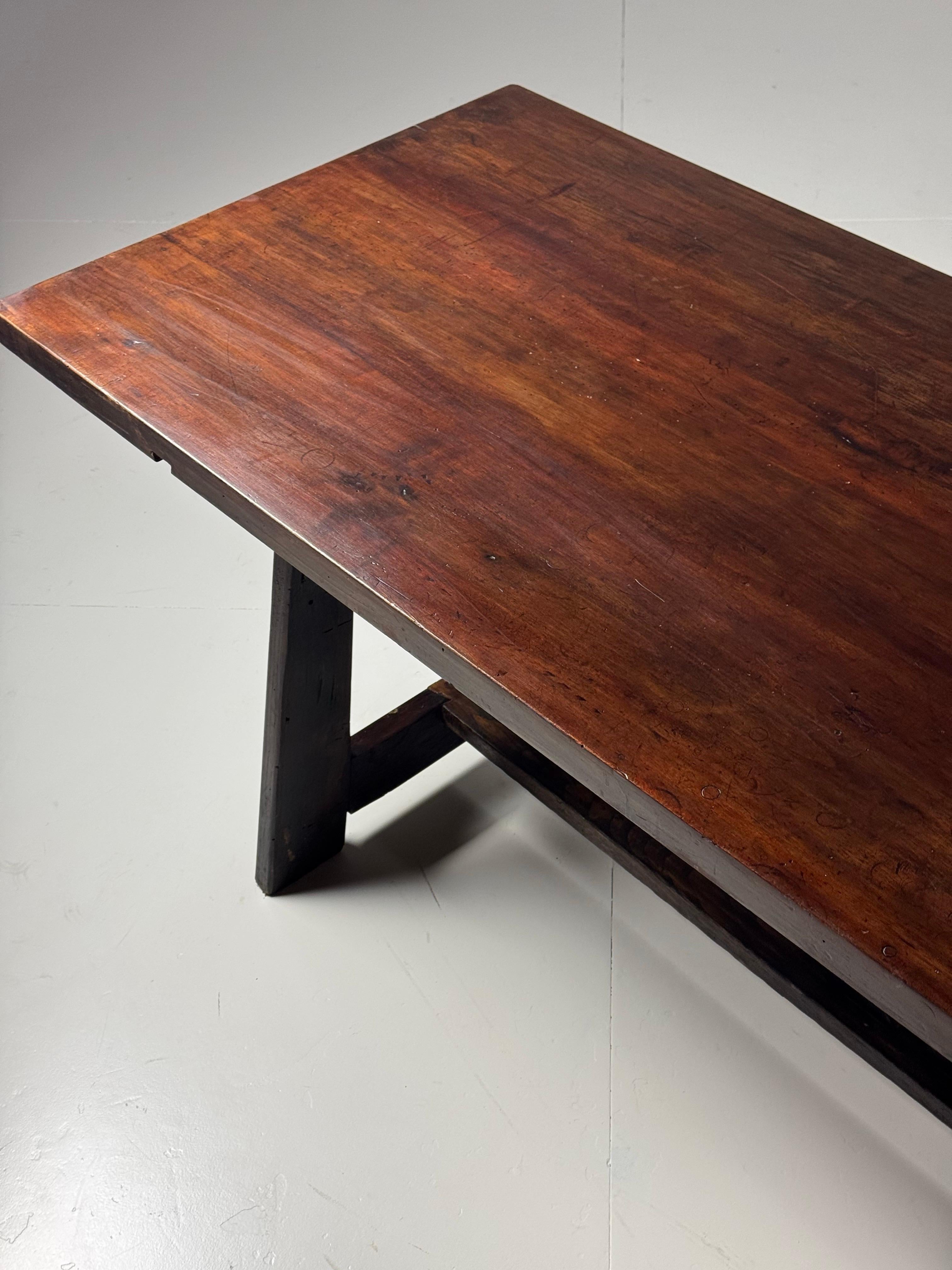 Italian early 20th century dining table en venta 13