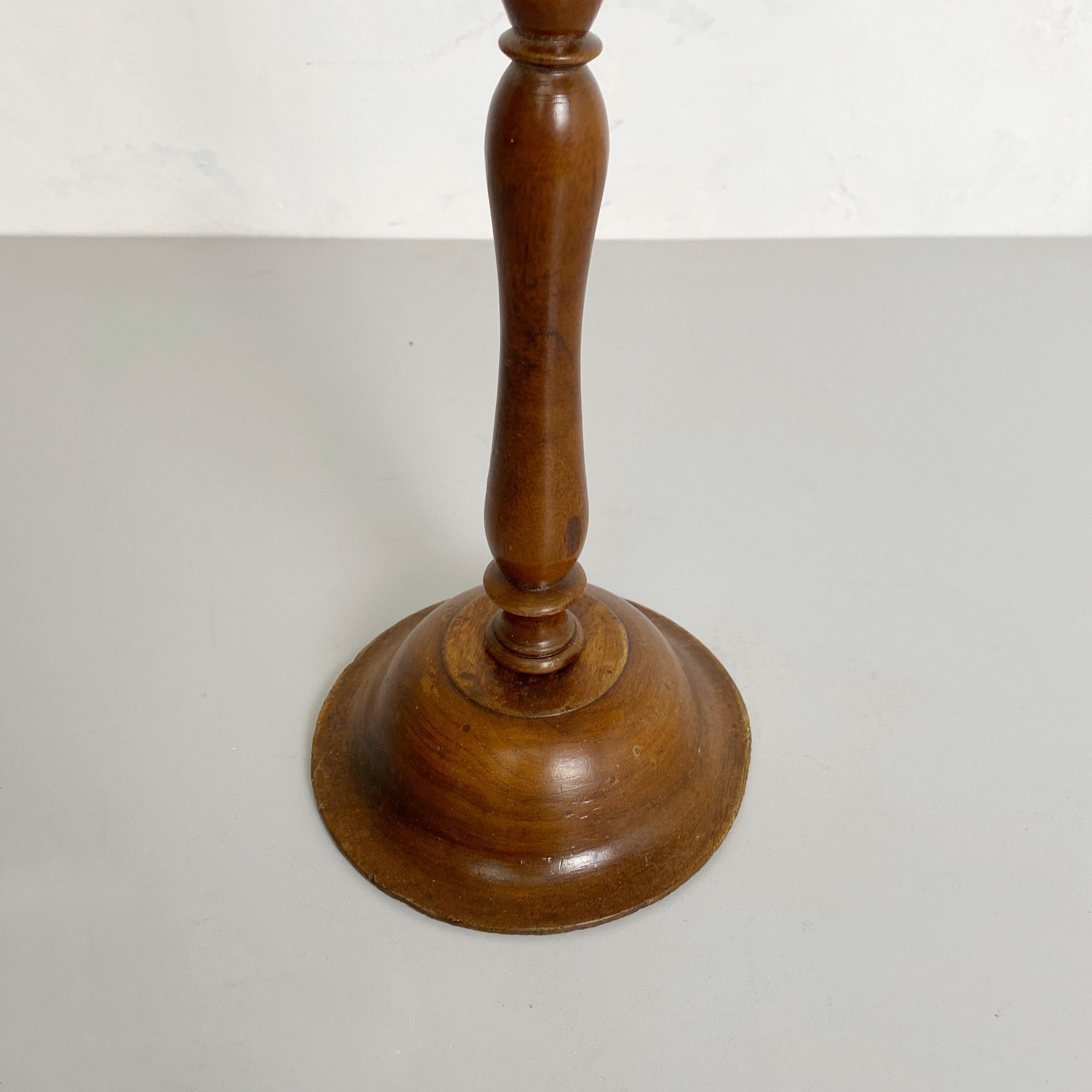 Arts and Crafts Italian Early Twentieth Century Turned Wood Hat Holder, 1900s For Sale