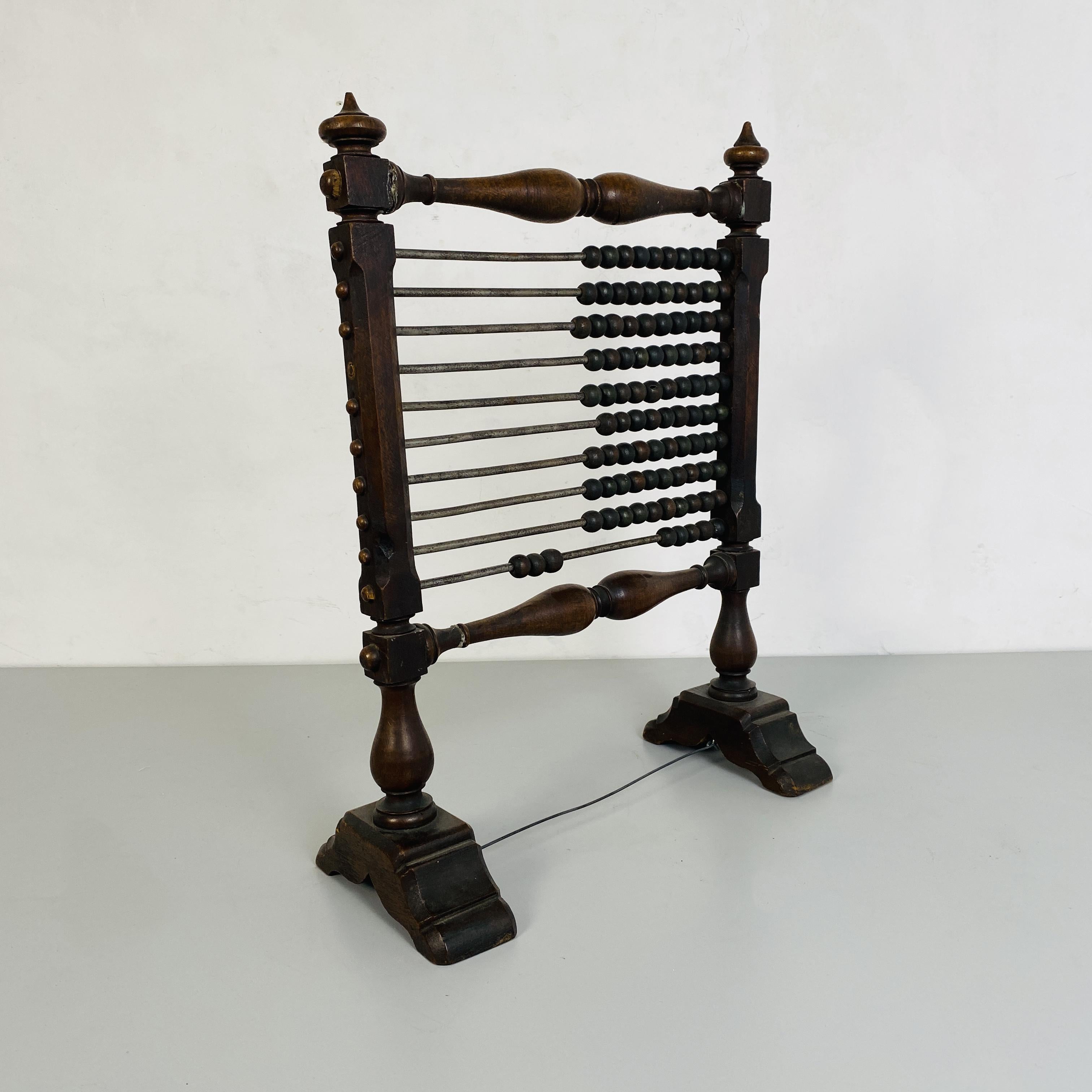 Italian Early Twentieth Century Wooden Abacus, 1900s 4