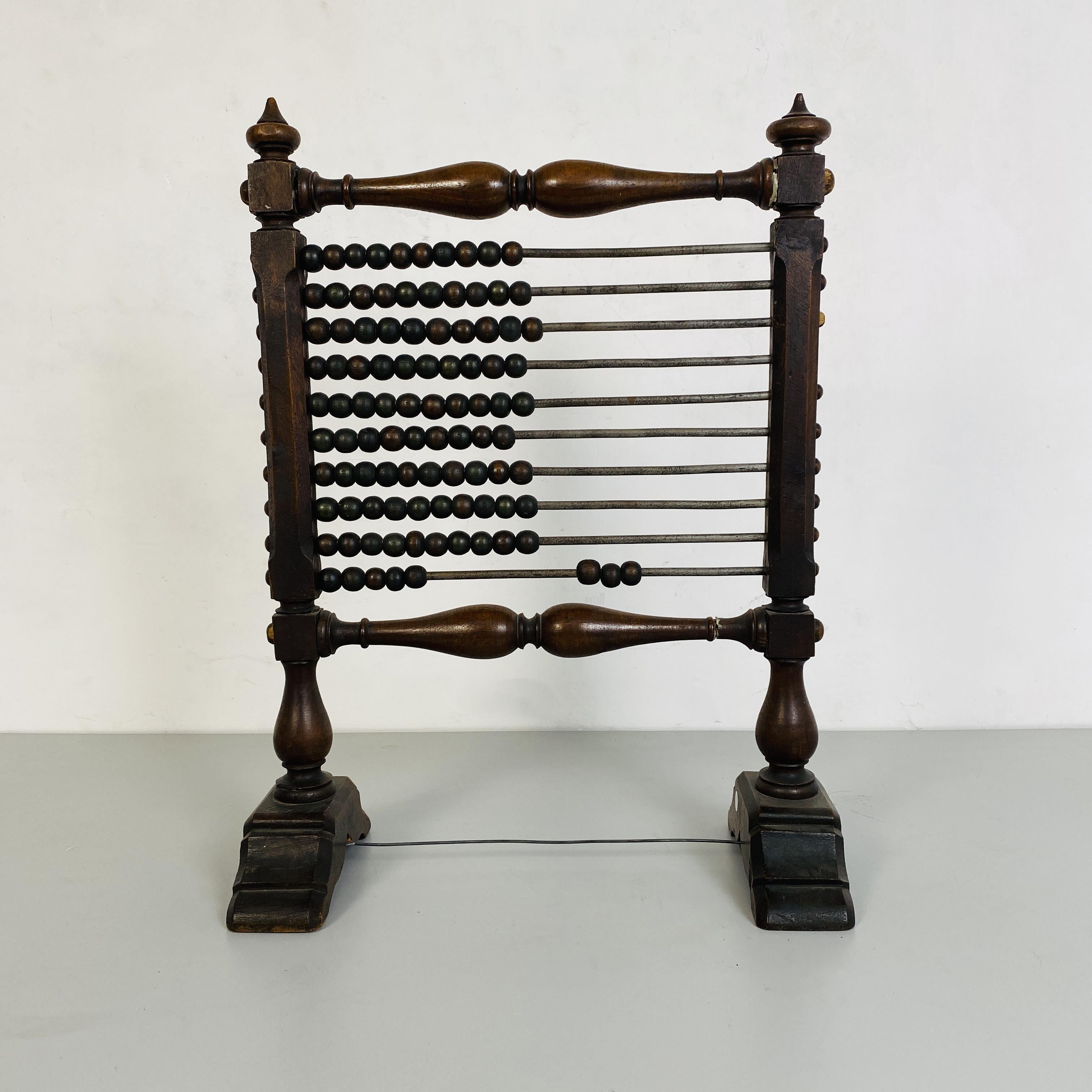 Belle Époque Italian Early Twentieth Century Wooden Abacus, 1900s