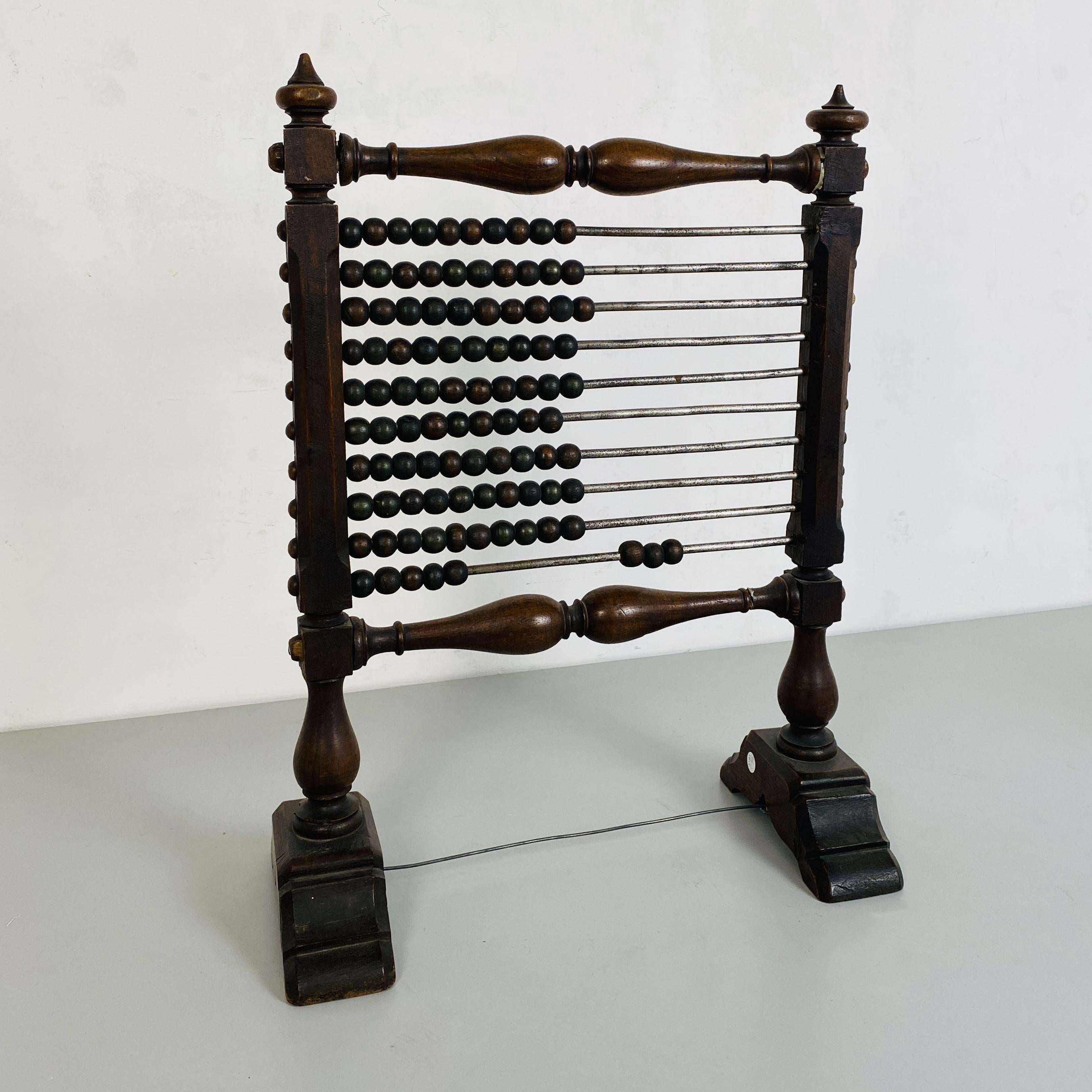 Italian Early Twentieth Century Wooden Abacus, 1900s In Good Condition In MIlano, IT