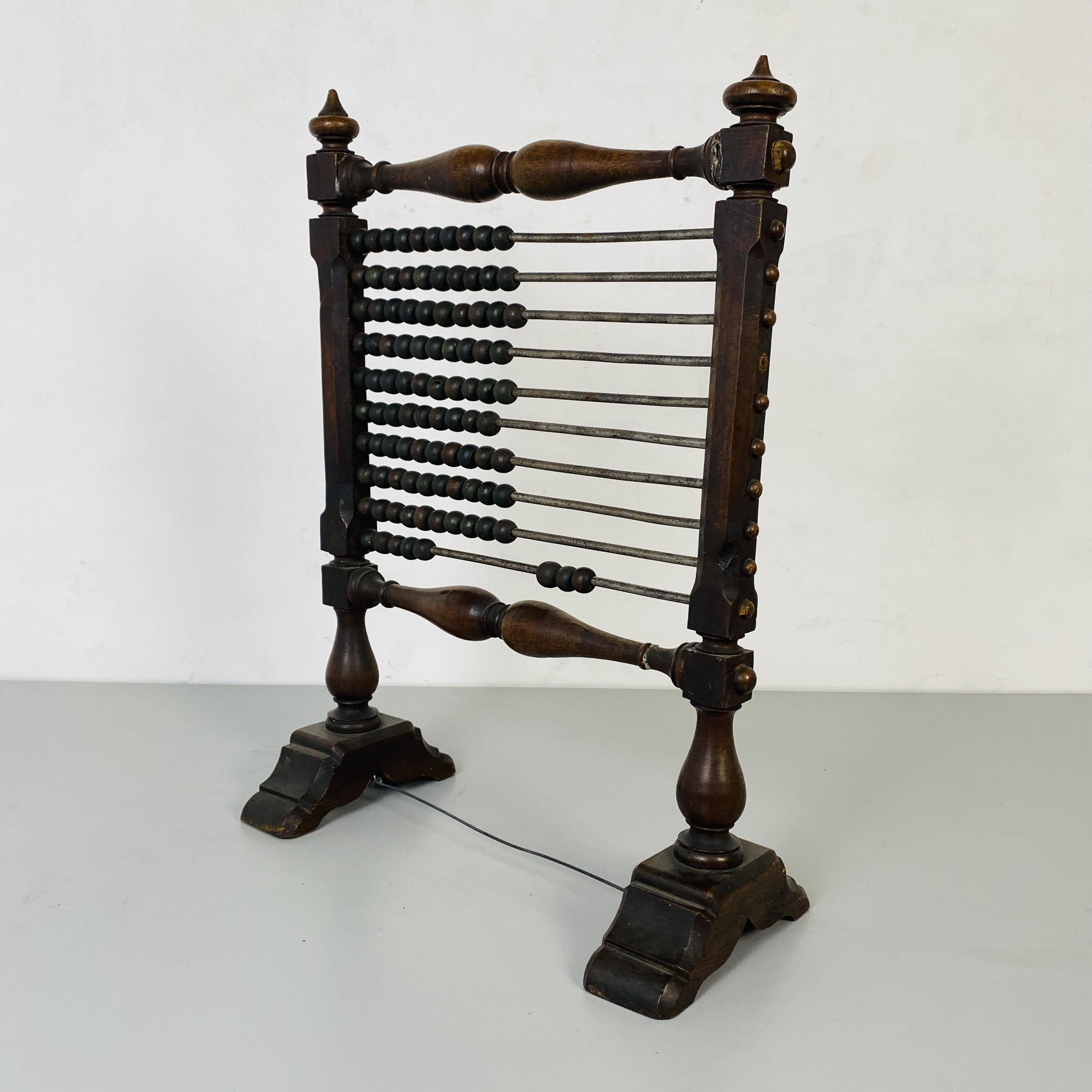 Italian Early Twentieth Century Wooden Abacus, 1900s 3