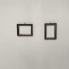 Italian Early Twentieth Century solid Wood Frames, ebanized, 1900s