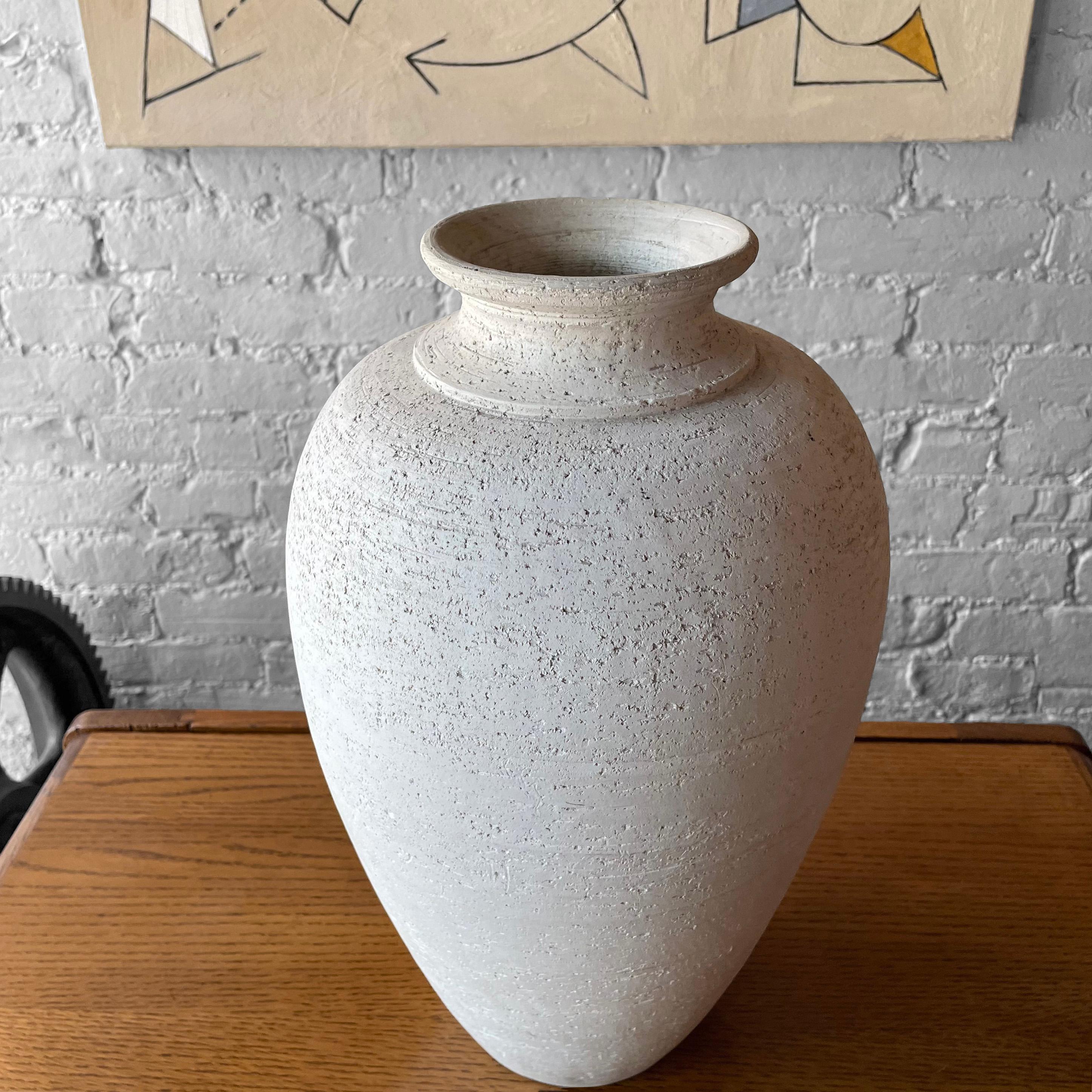 Italian Earthenware Ceramic Vase by Flavia Montelupo For Sale 1