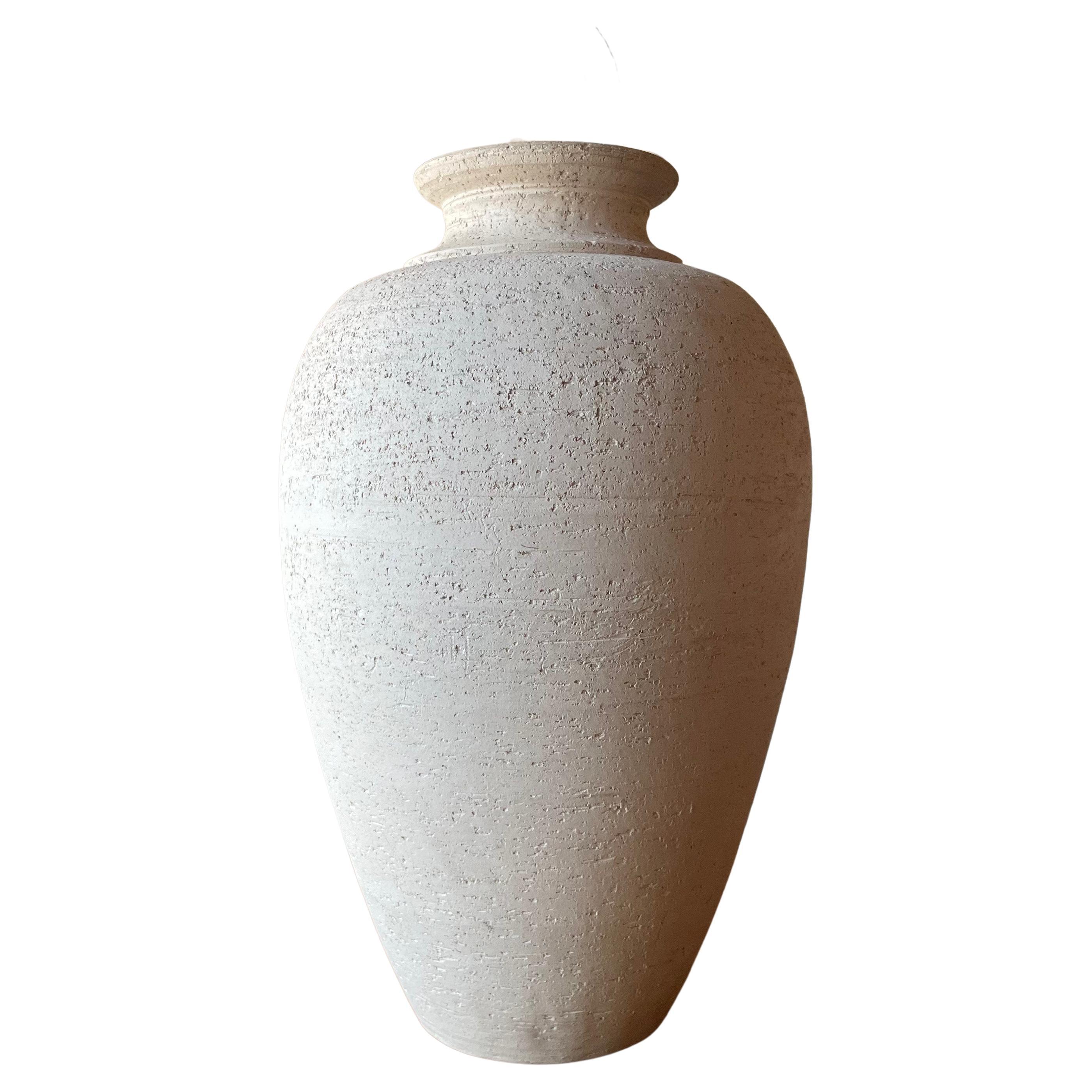 Italian Earthenware Ceramic Vase by Flavia Montelupo For Sale at