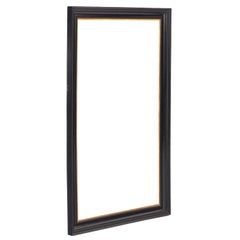 Italian Ebonized and Giltwood Picture or Mirror Frame, C. 1940.