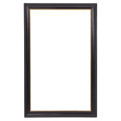 Italian Ebonized and Giltwood Picture or Mirror Frame, C. 1940.
