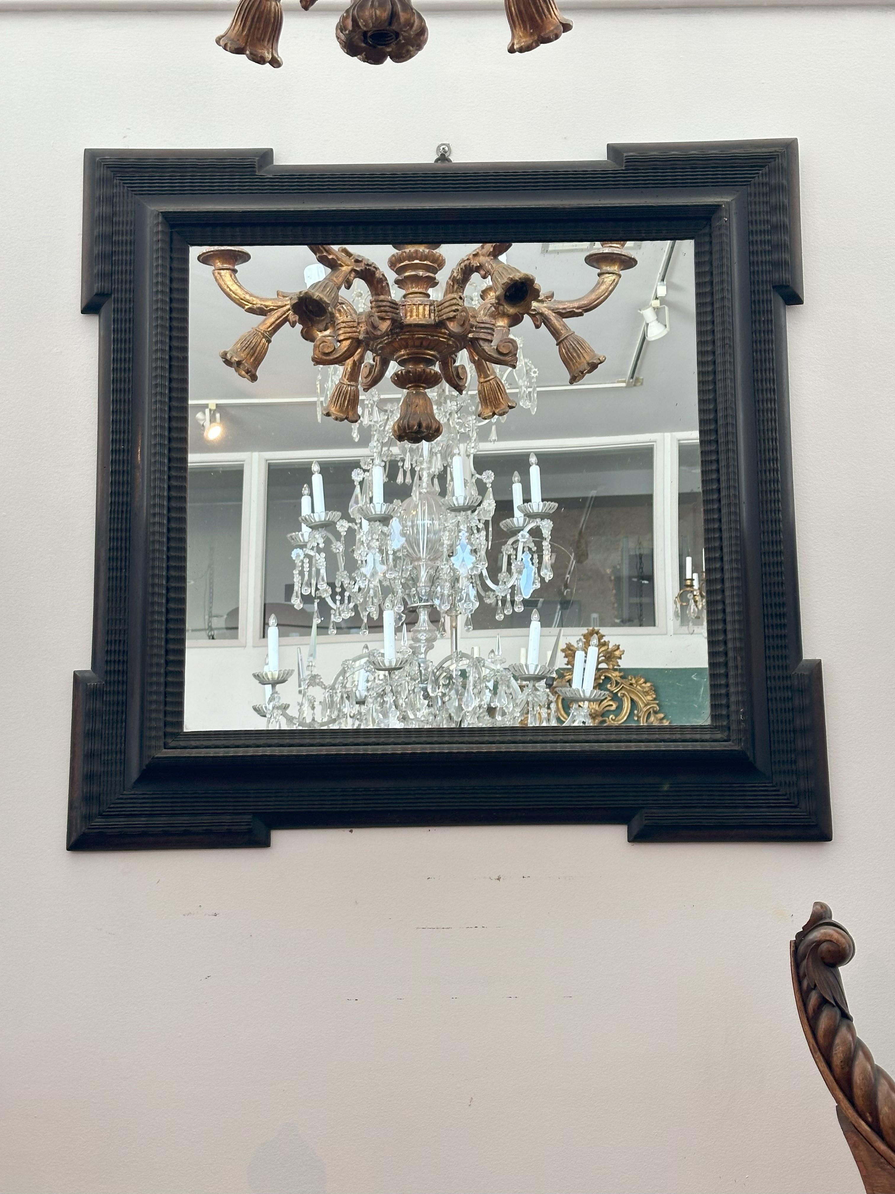 Italian Ebonized Mirror - Circa 1880 For Sale 1