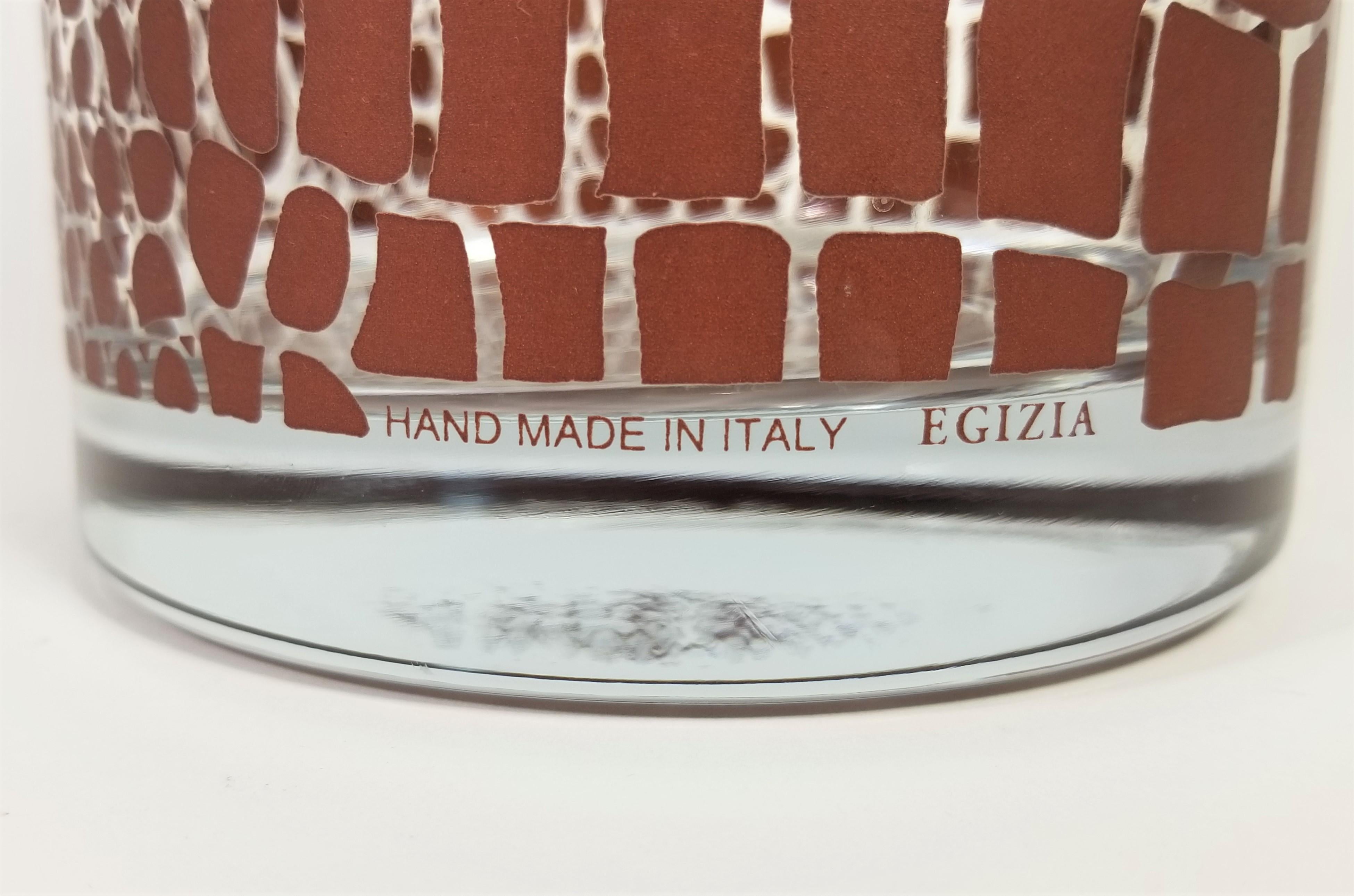 Italienische Egizia-Vase, hergestellt in Italien, unbenutzt im Angebot 4