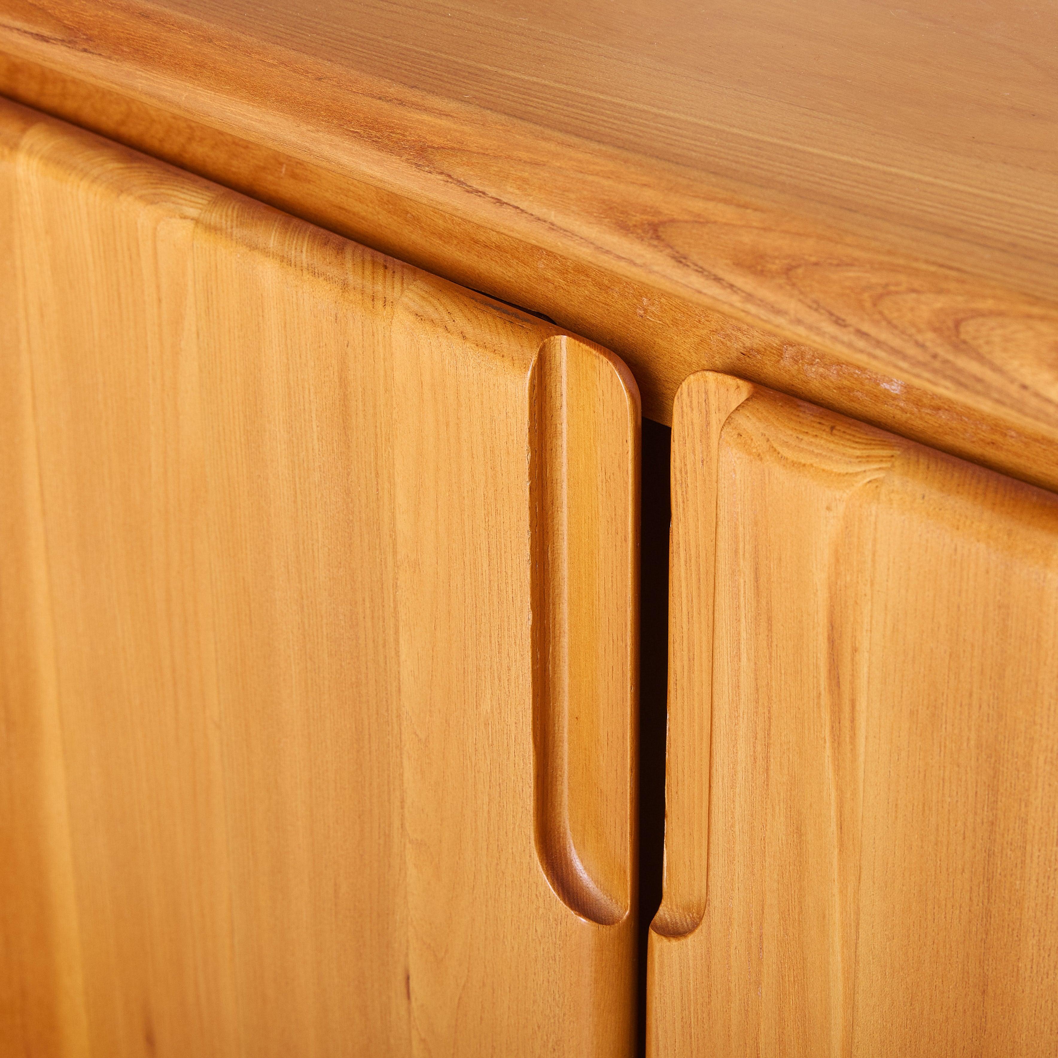 Italienisches Sideboard aus Ulme von Romanutti, 1970er-Jahre 1
