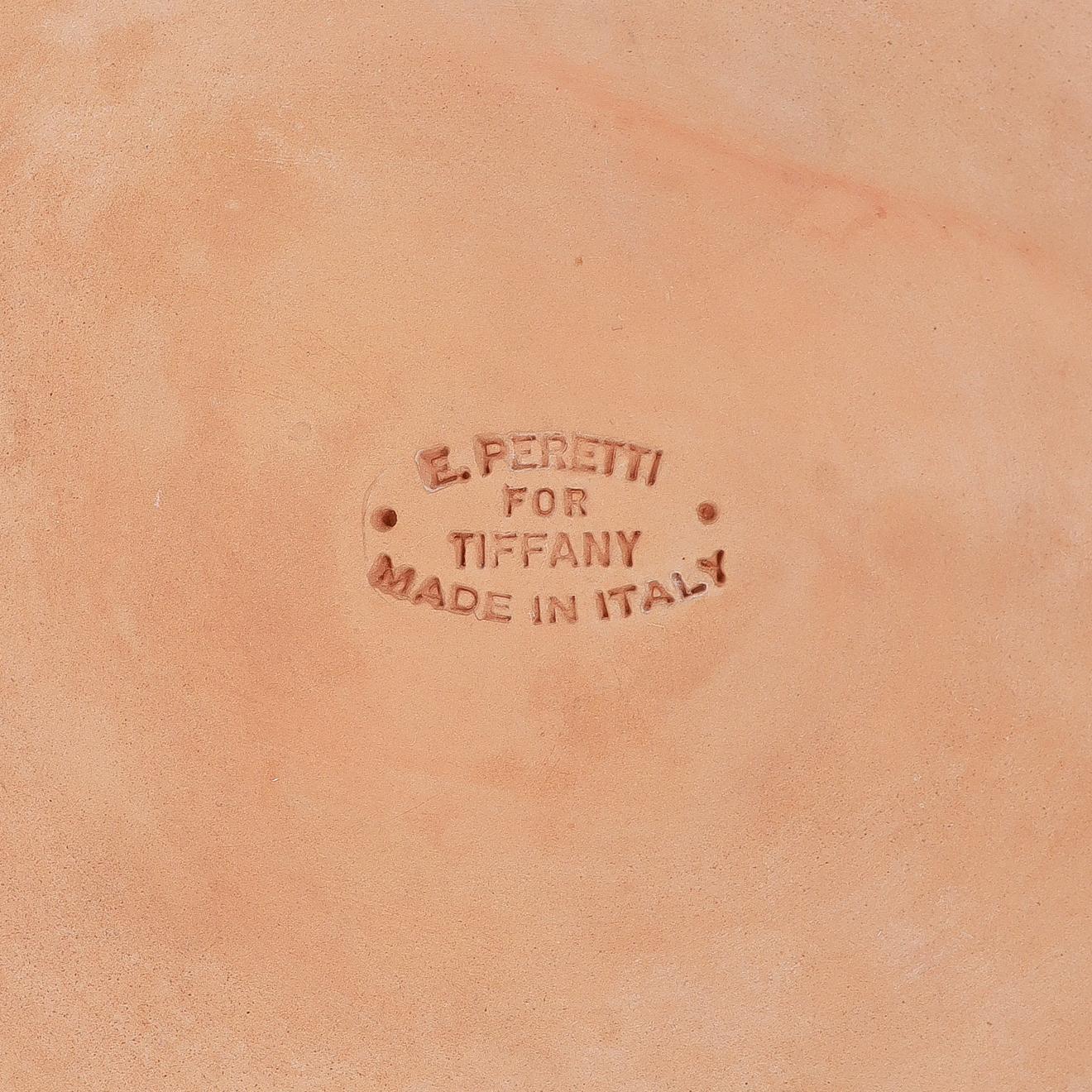Italian Elsa Peretti for Tiffany & Co. Terracotta 'Thumbprint' Handled Pitcher 7