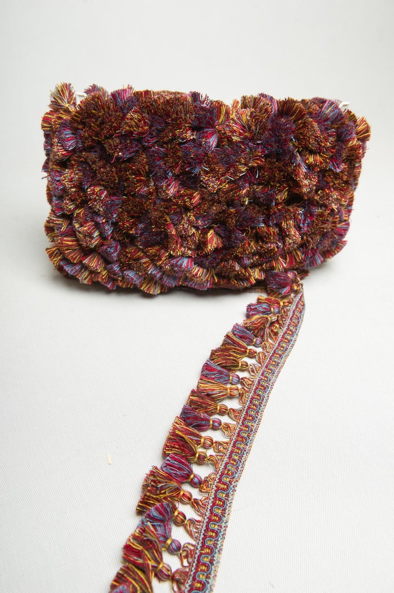 Italian Embroidery, Trimmings with Bows For Sale at 1stDibs