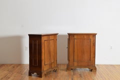 Italian, Emilia, Neoclassical Period Pair of 1-Door Bedside Cabinets, ca. 1800
