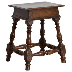 Italian, Emilia, Walnut Bench or Table, Early 18th Century