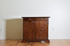 Italian, Emiliana, 1-Drawer, 2-Door Brass Mounted Credenza, Early 18th Century