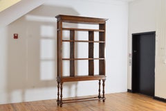 Italian, Emiliana, Late Baroque Walnut 2-Piece Open Libreria, Mid 18th Century