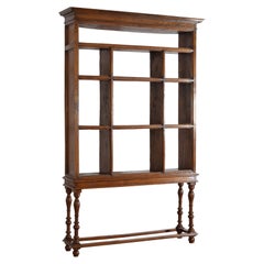 Italian, Emiliana, Late Baroque Walnut 2-Piece Open Libreria, Mid 18th Century