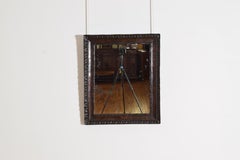 Italian, Emiliana, LXIV Period Carved and Burl Walnut Veneer Mirror, ca. 1715