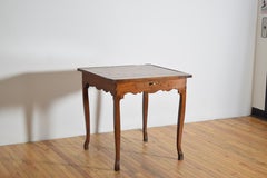 Italian, Emiliana, Walnut and Inlaid 1-Drawer Games Table, 3rdq 18th Century