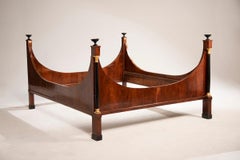 Italian Empire Bed, Veneto, Early 1800s
