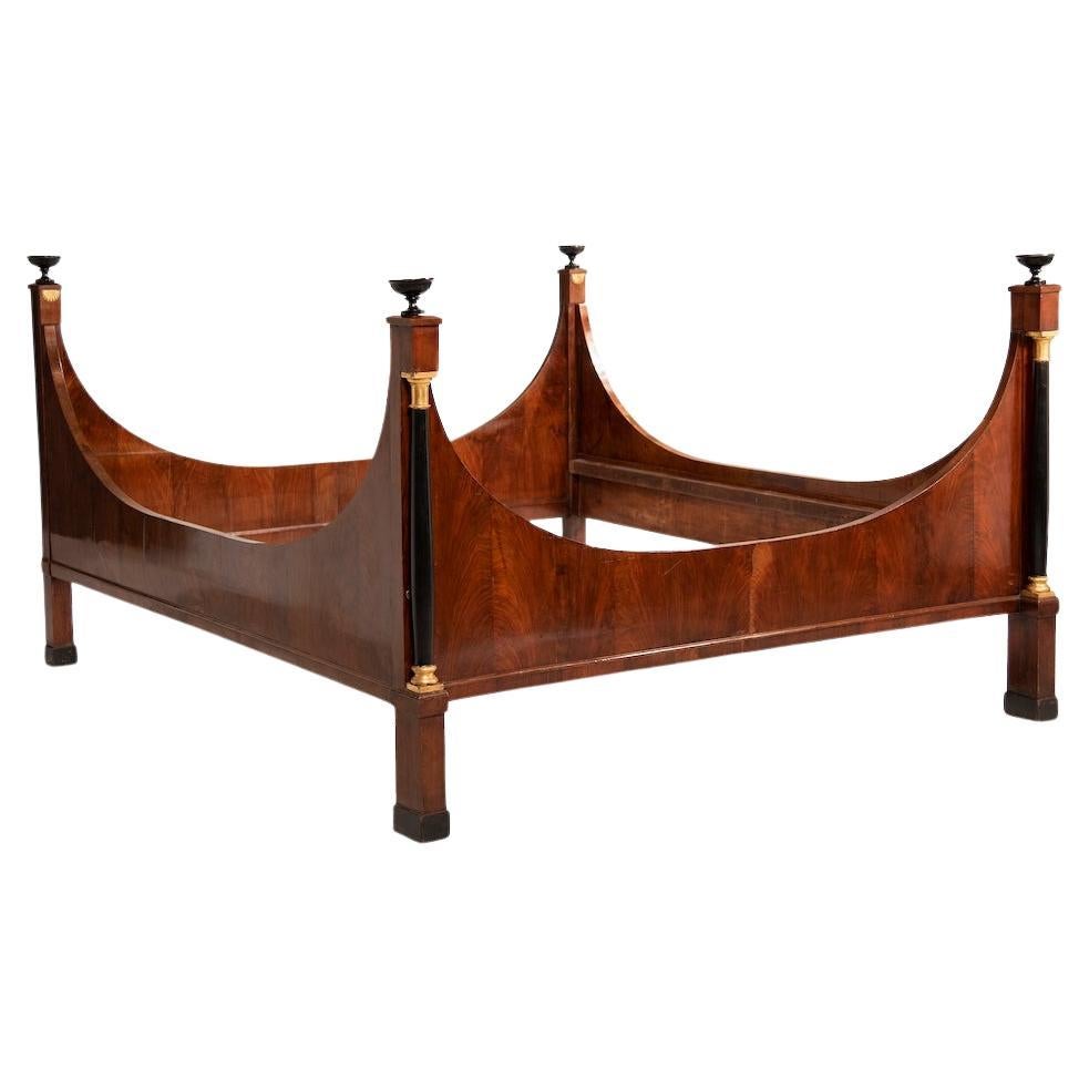 Italian Empire Bed, Veneto, Early 1800s in vendita