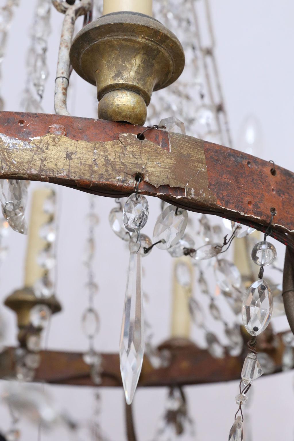 lucca iron chandelier