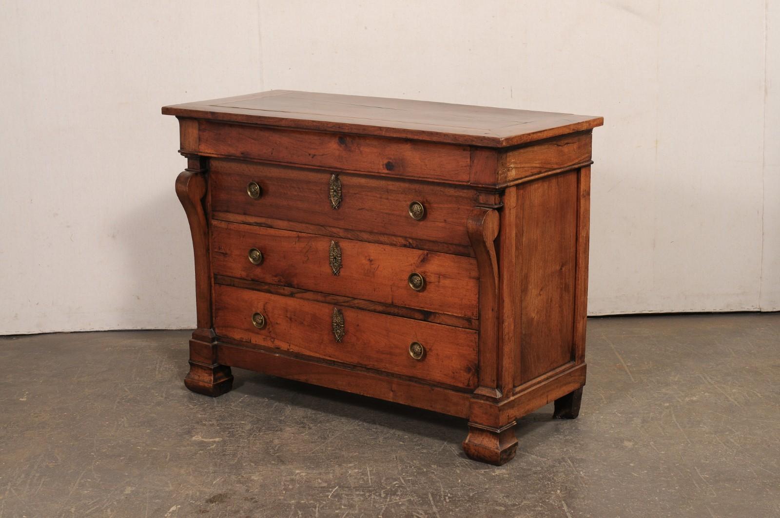 Cassettone Impero italiano a 4 cassetti, XIX secolo. in vendita 6