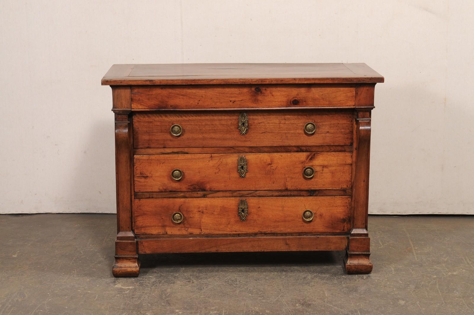 Cassettone Impero italiano a 4 cassetti, XIX secolo. in vendita 7