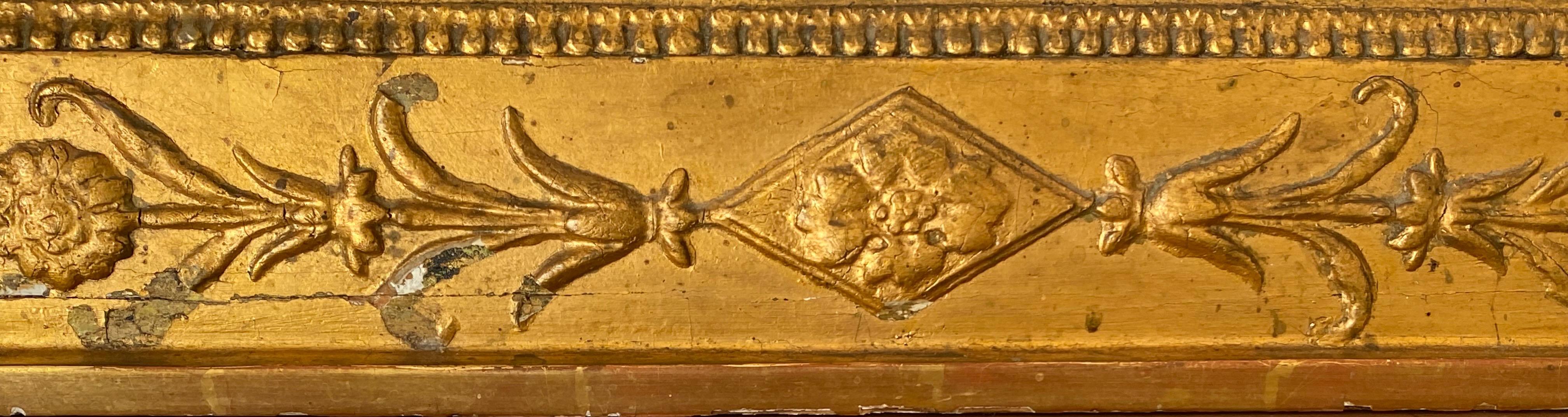Miroir doré de style Empire italien, vers 1815 en vente 1