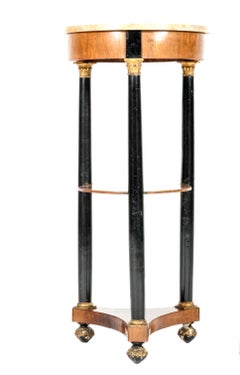 Italian Empire Pedestal Marble Top