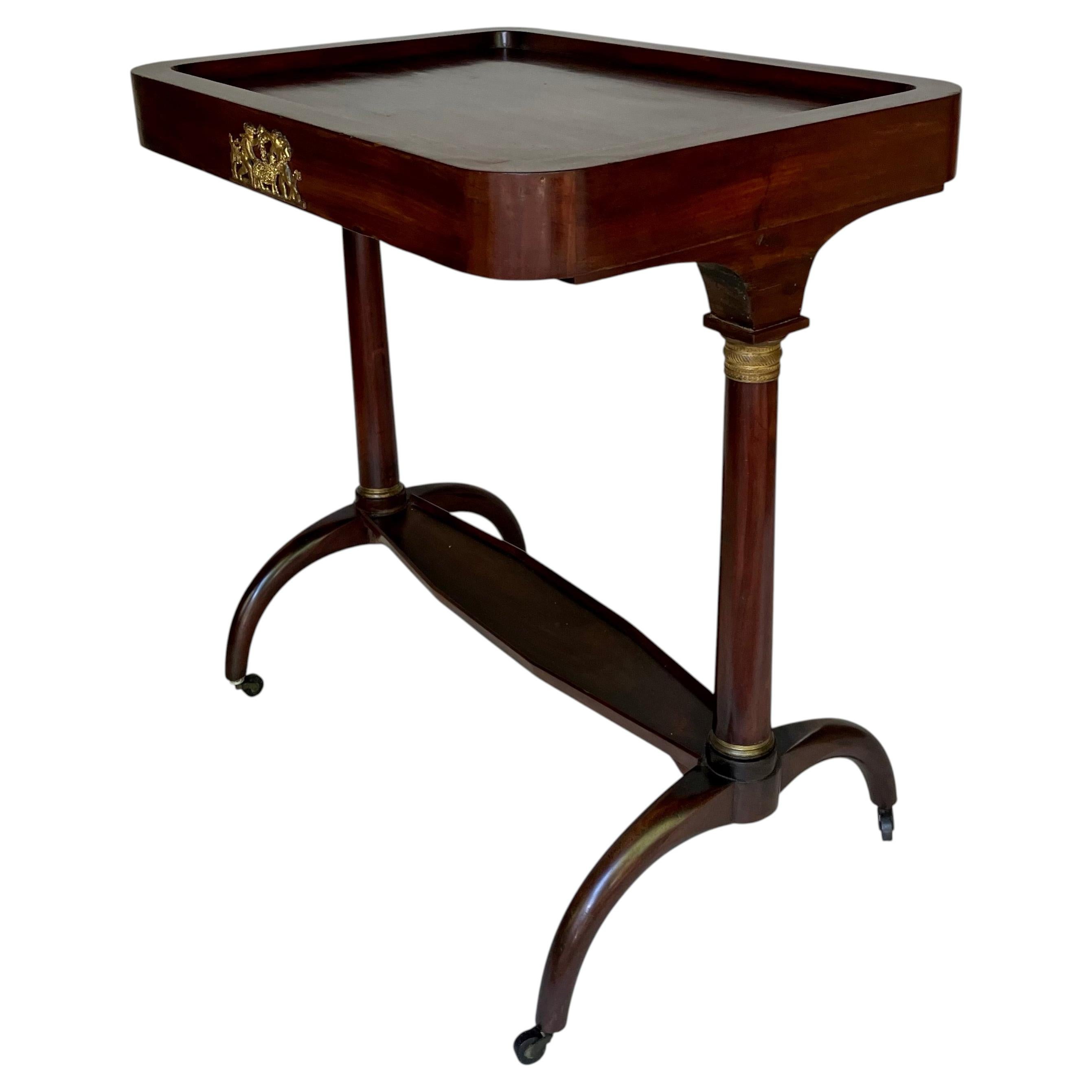 Italian Empire Period Serving Table For Sale
