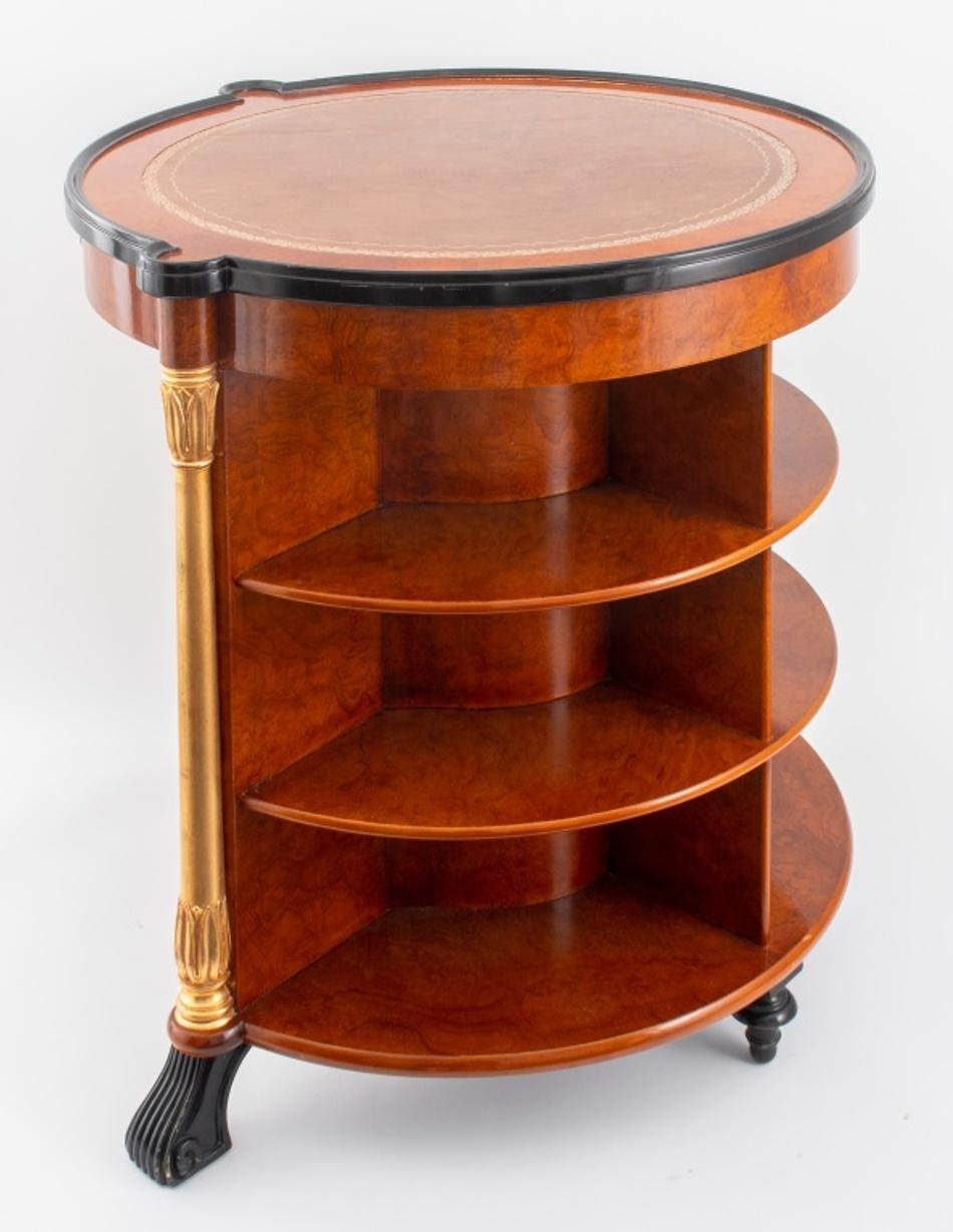 Italian Empire Revival Circular Desk In Good Condition For Sale In New York, NY