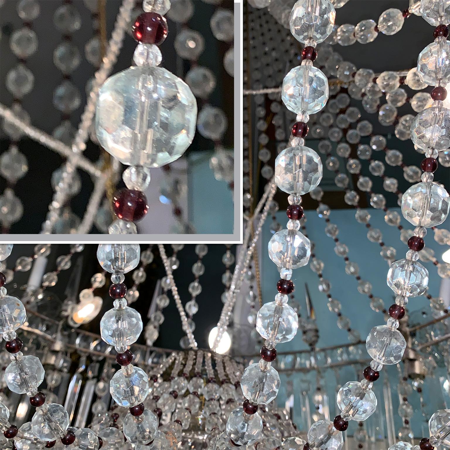 Italian Empire Stile Big Chandelier Crystalls 16 Lights to Italian Palace 6