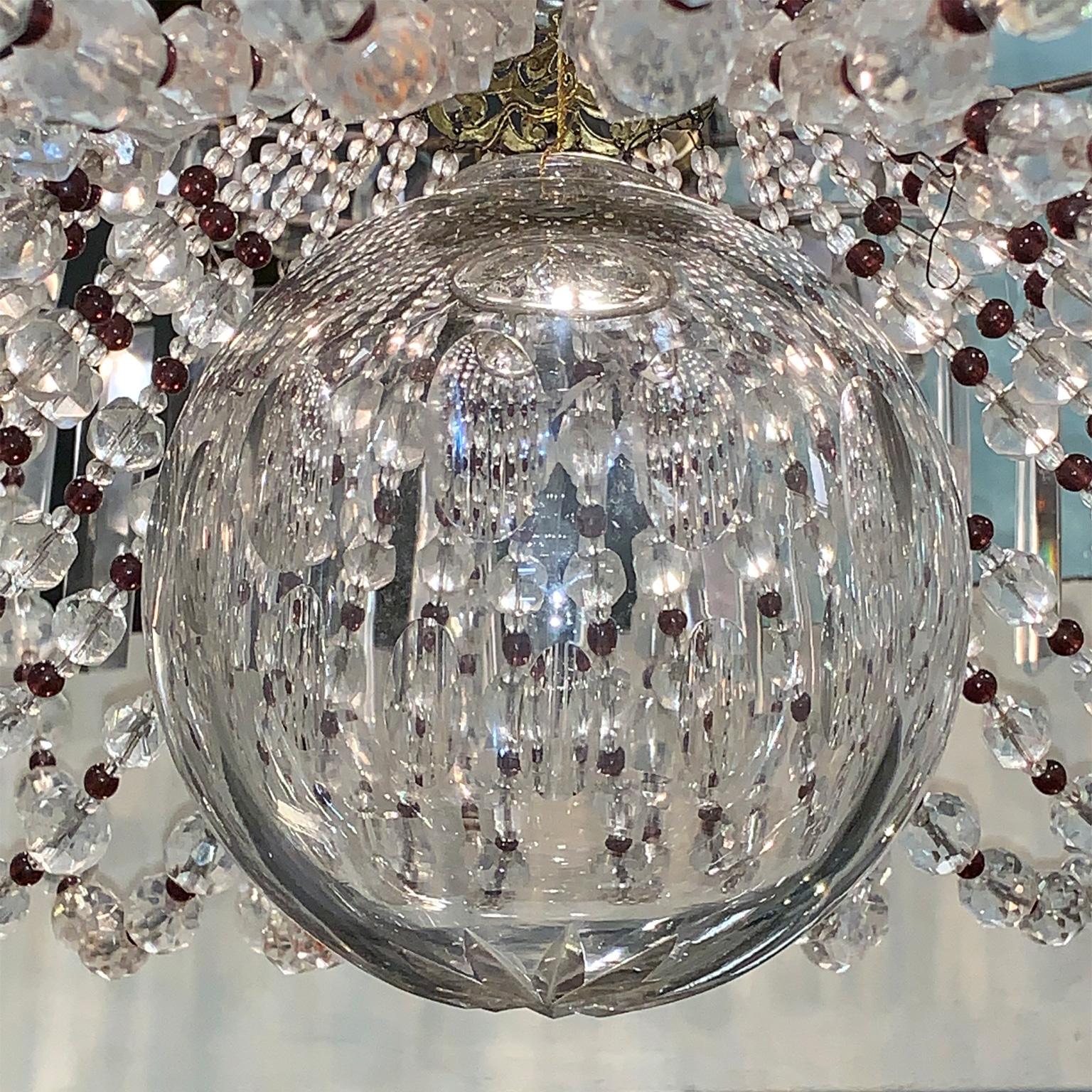 Italian Empire Stile Big Chandelier Crystalls 16 Lights to Italian Palace 7