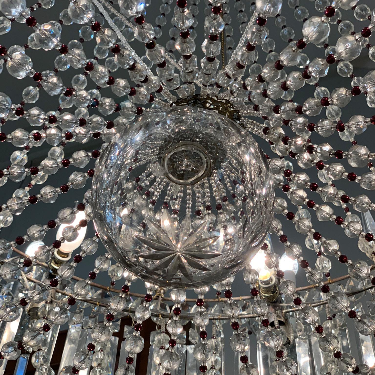 Italian Empire Stile Big Chandelier Crystalls 16 Lights to Italian Palace 1