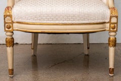 Sedia a bergere o a vasca in stile Impero italiano